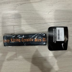 VLONE NIKE HEADBAND EVERY LIVING CREATIVE DIES ALONE